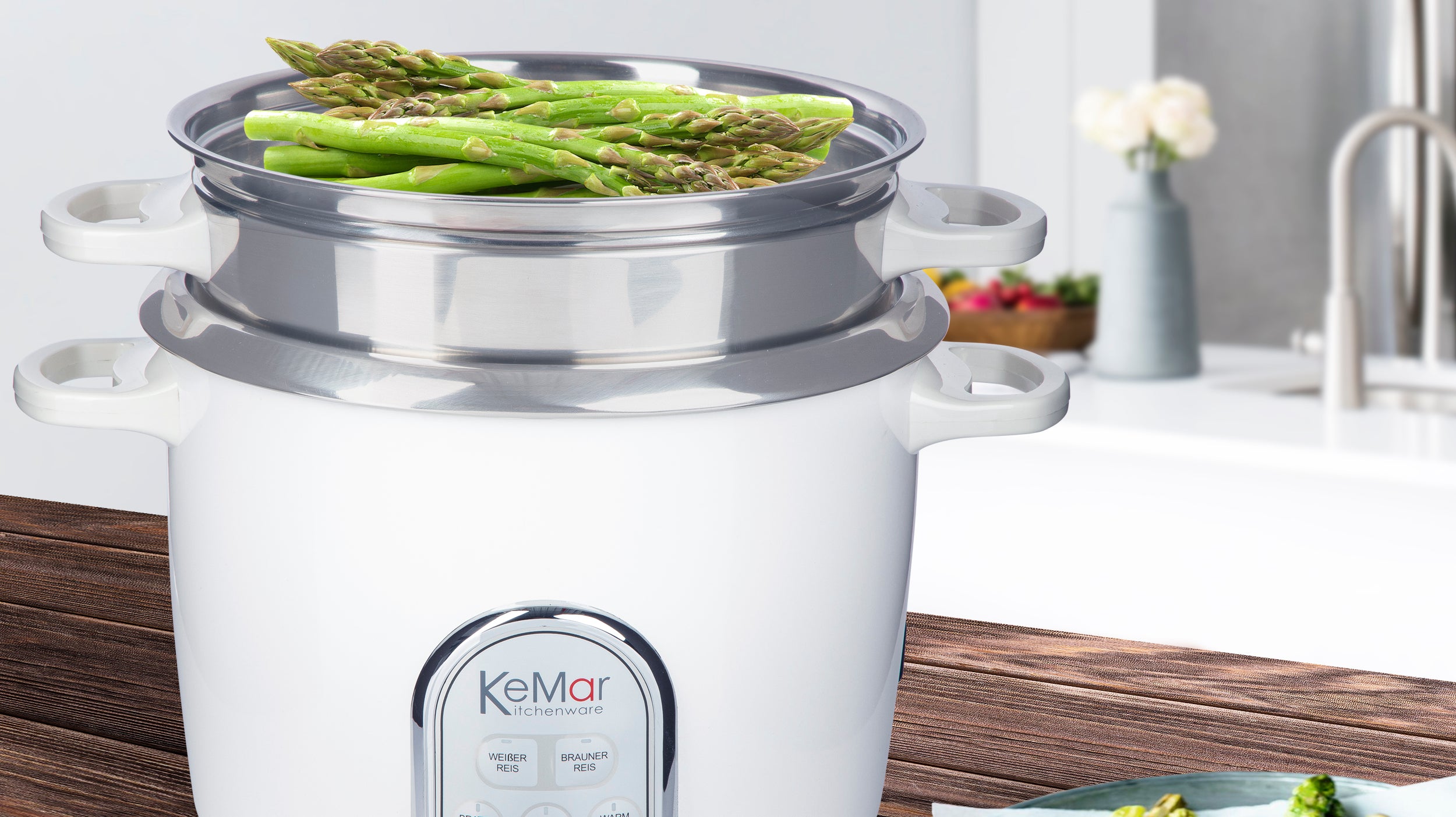 KRC-175 Reiskocher | Multikocher mit Edelstahltopf 1,4 Liter