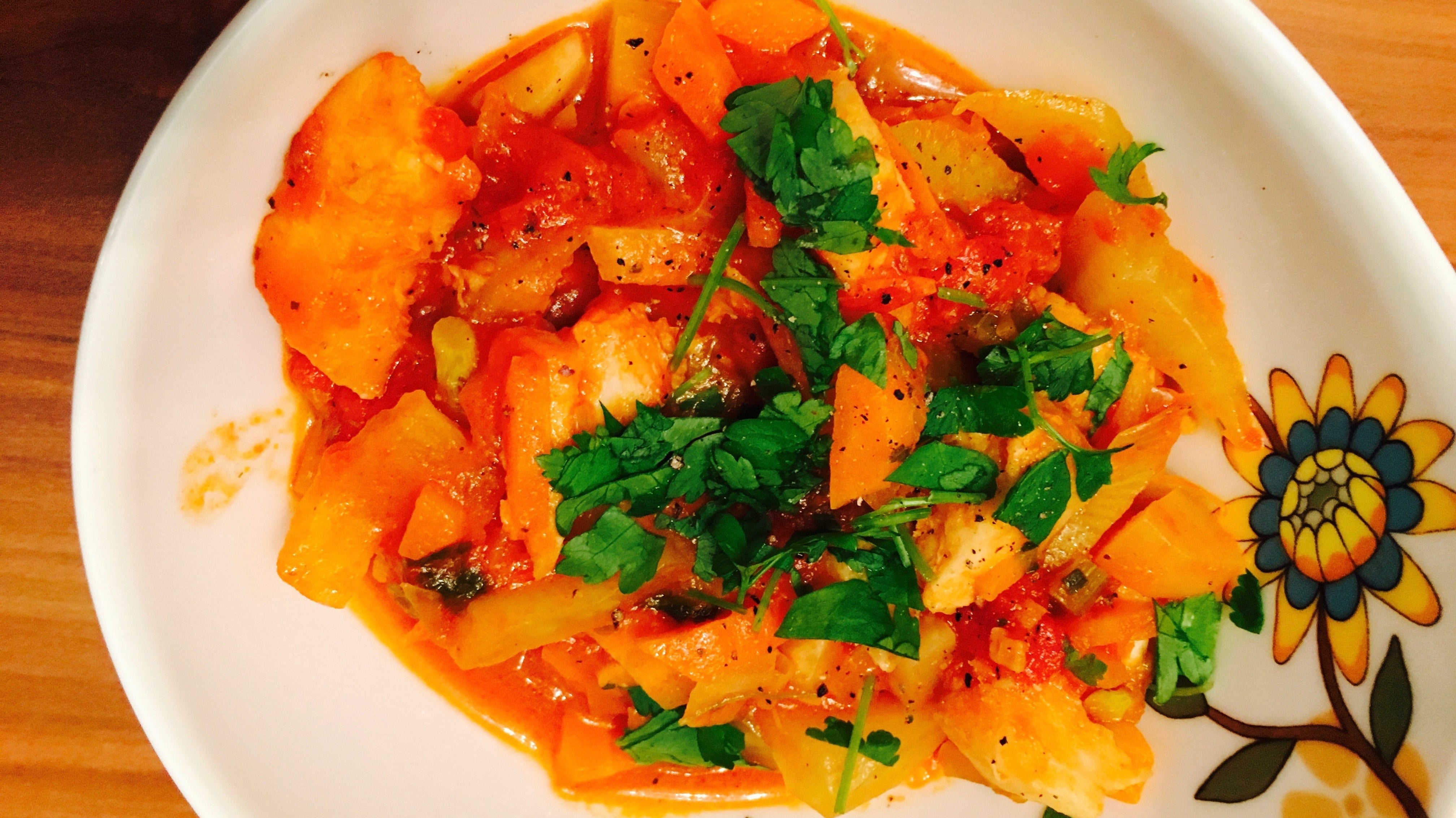 Kabeljau Eintopf mit Gemüse im Multikocher KIC-180 | KeMar GmbH | Kitchenware | Haushaltsgeräte