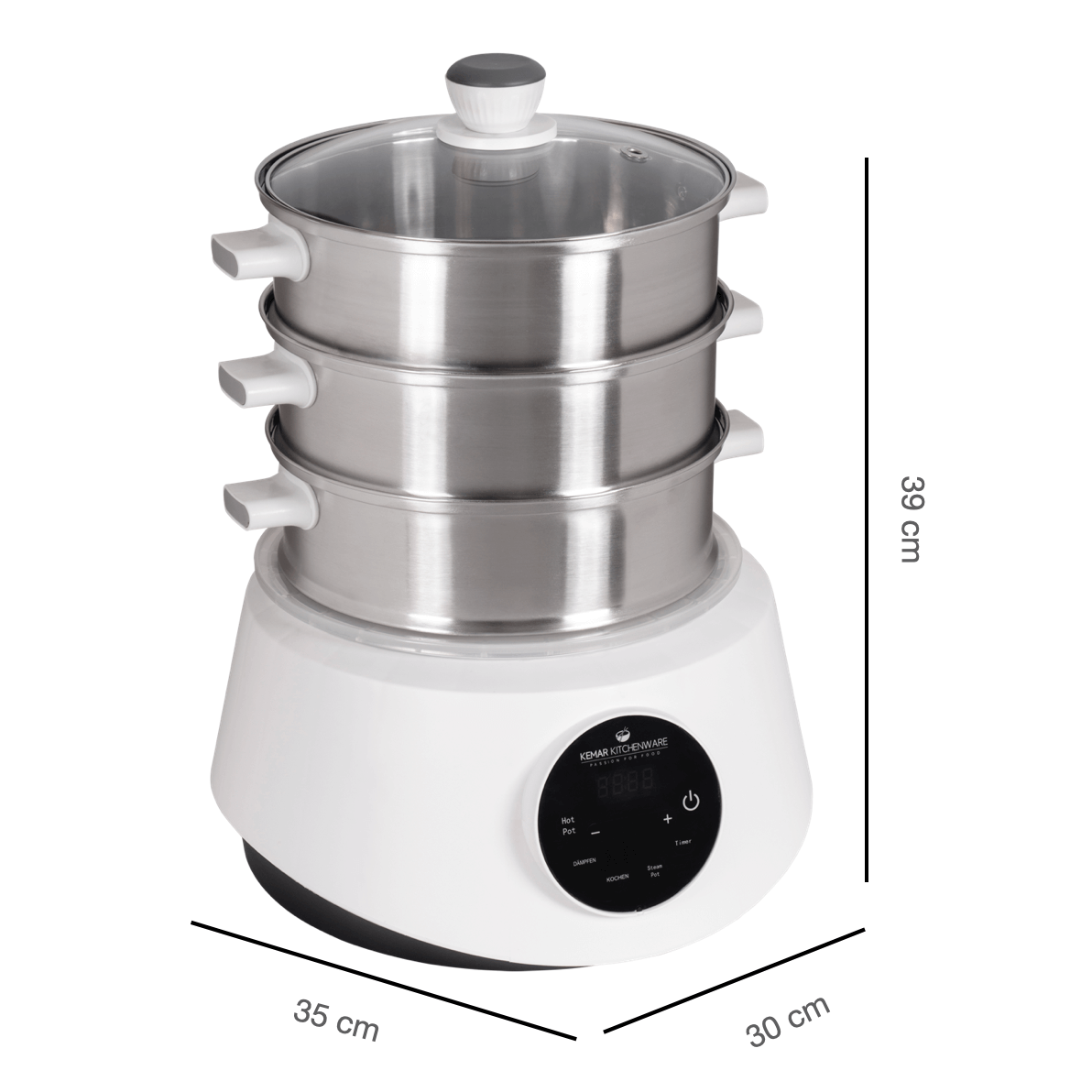 KeMar Dampfgarer und Hot Pot KFS-3000
