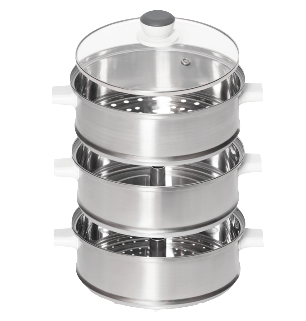 Edelstahl Dampfgarer ohne Kunststoff KFS-3000 von KeMar Kitchenware