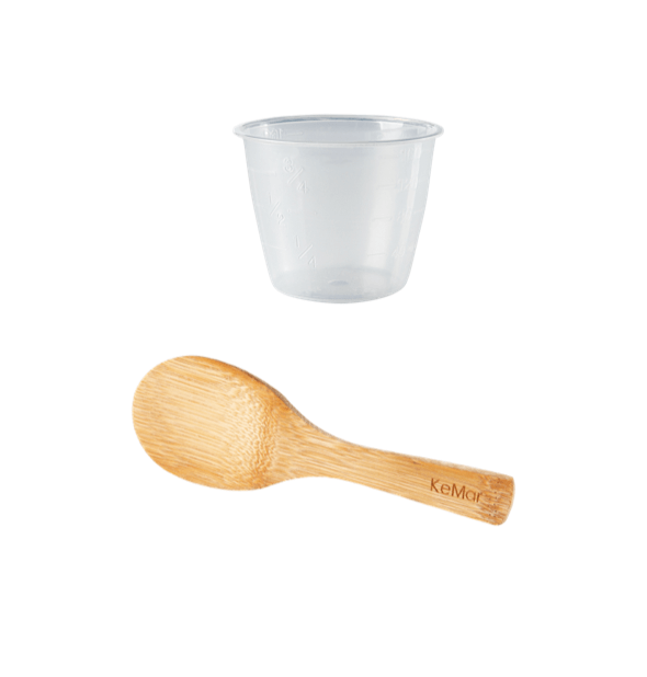 Bambuslöffel und Messbecher für Reiskocher KRC-200.