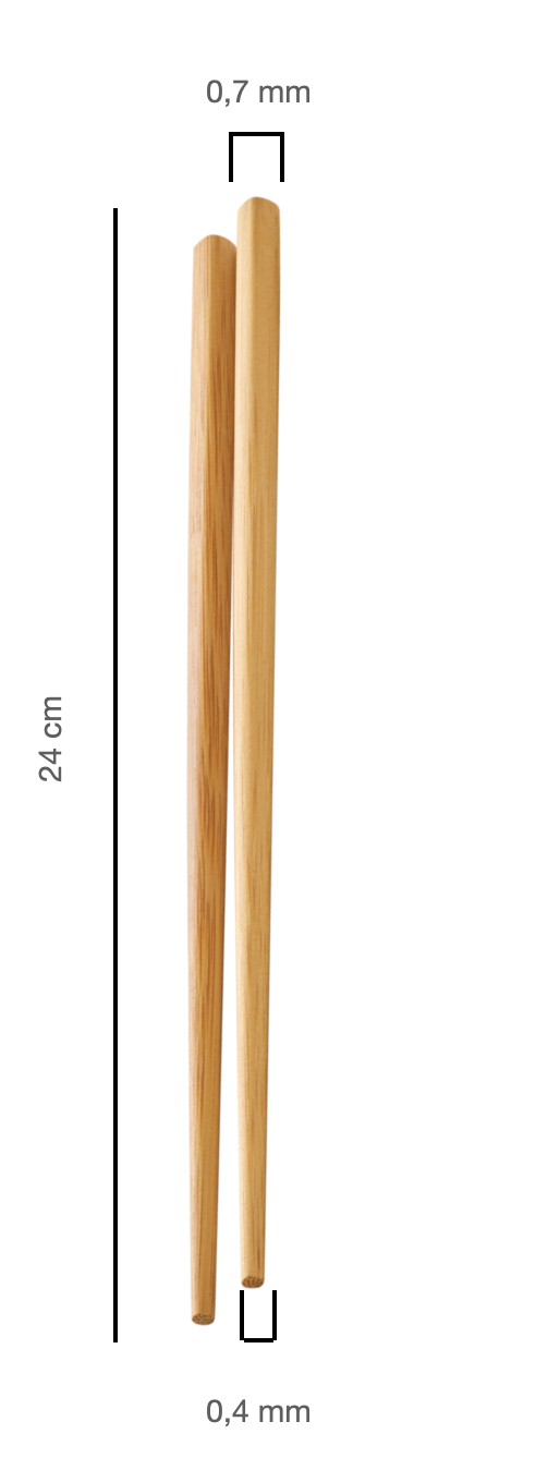 Essstäbchen Naturbelassen