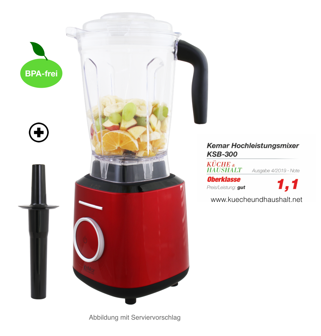 KSB-300 Mixer Standmixer von KeMar Kitchenware