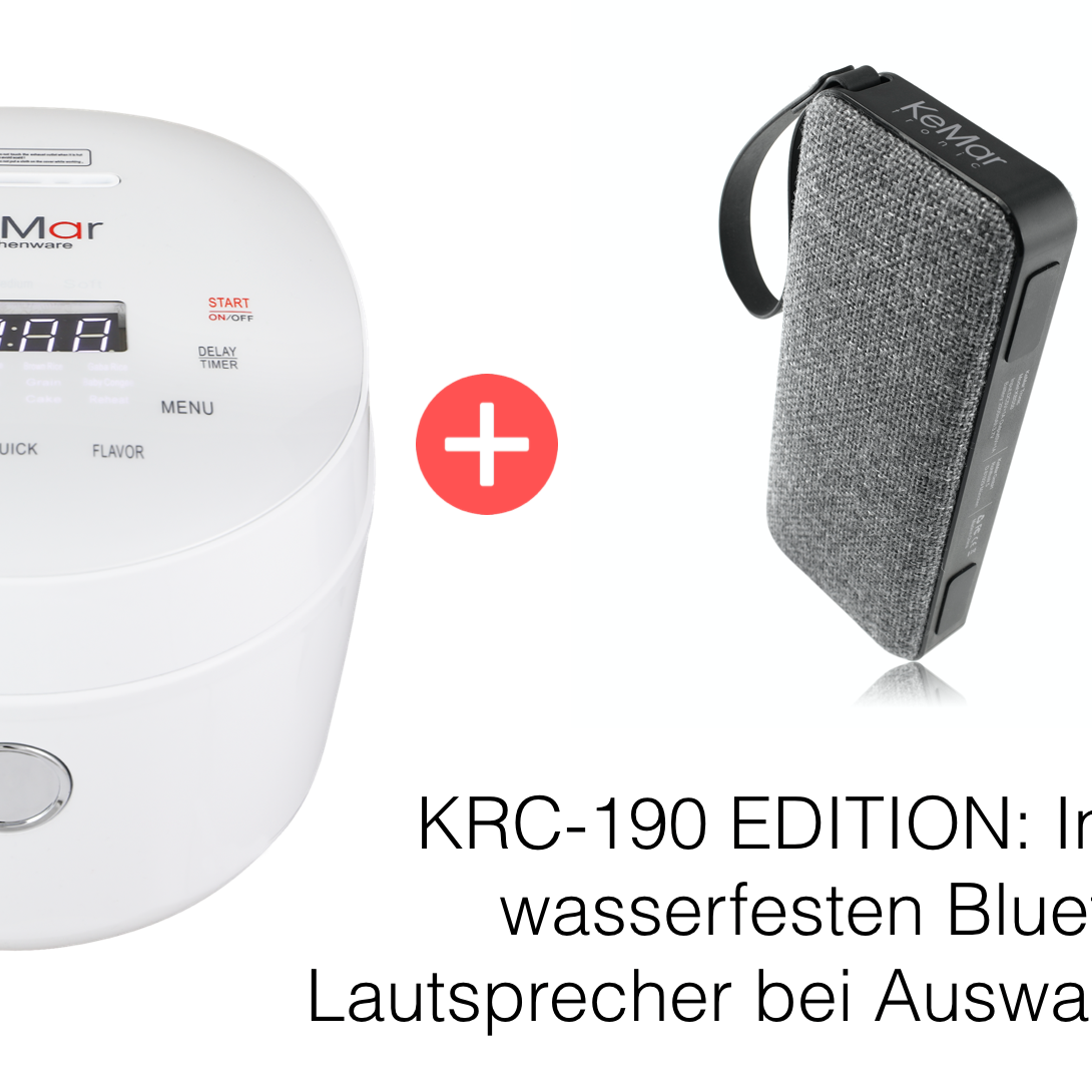 KRC-190 Reiskocher | Multikocher 12 Programme Touch Display - KeMar GmbH | Kitchenware | Haushaltsgeräte