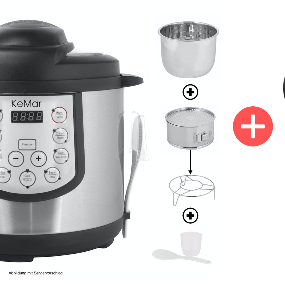 Bester Schnellkocher Testsieger KPC-150 mit Bluetoothbox Aktion Rabatt