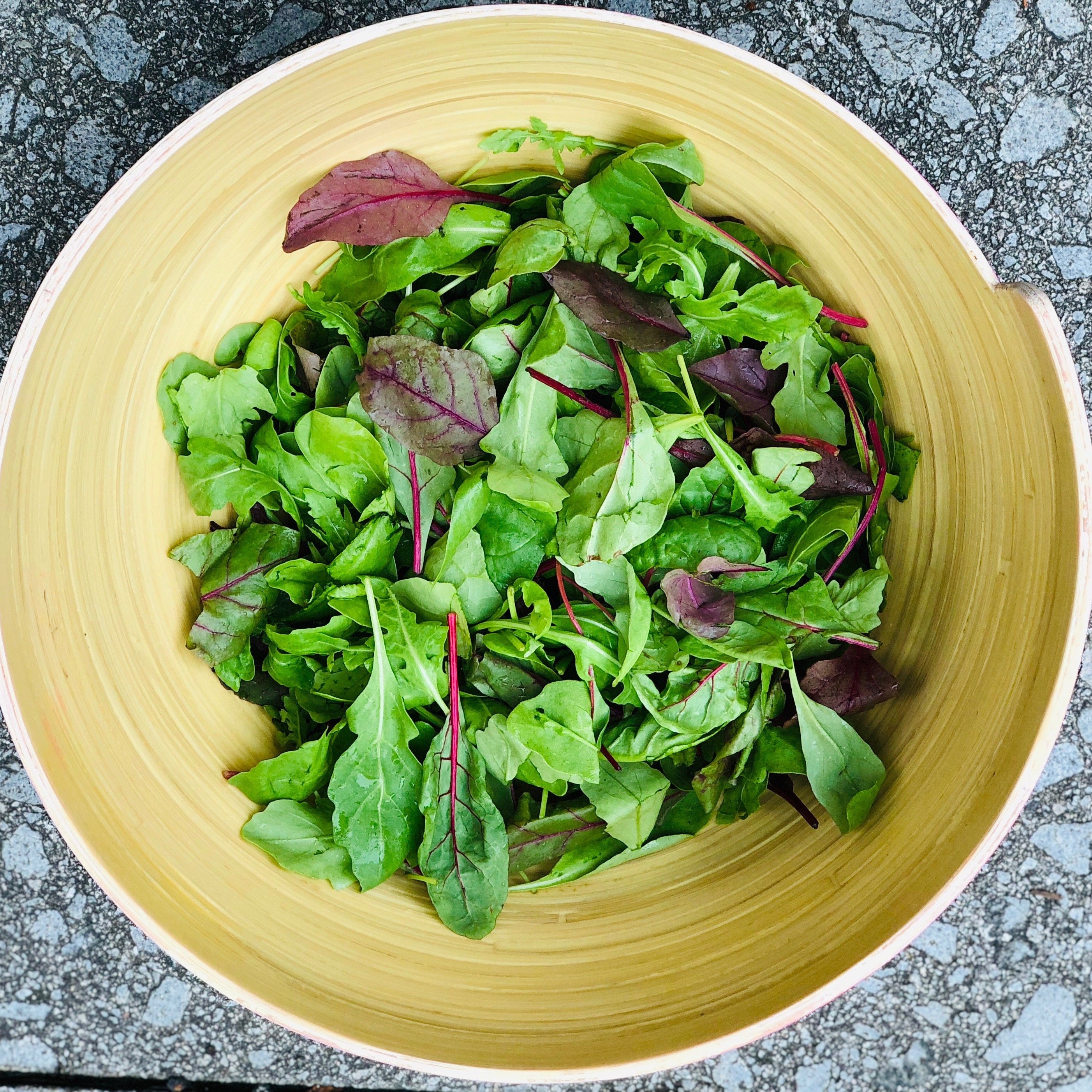 Bambus Salatschüssel | mit Besteck - KeMar GmbH | Kitchenware | Haushaltsgeräte