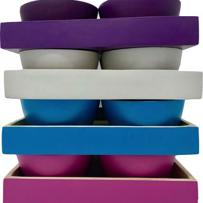 Bambus Snack Schalen Tablett | mit 4 Schälchen - KeMar GmbH | Kitchenware | Haushaltsgeräte