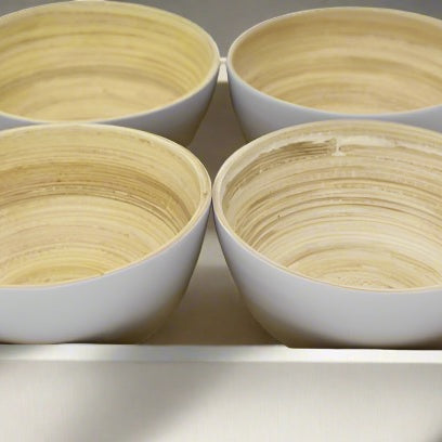 Bambus Snack Schalen Tablett | mit 4 Schälchen - KeMar GmbH | Kitchenware | Haushaltsgeräte