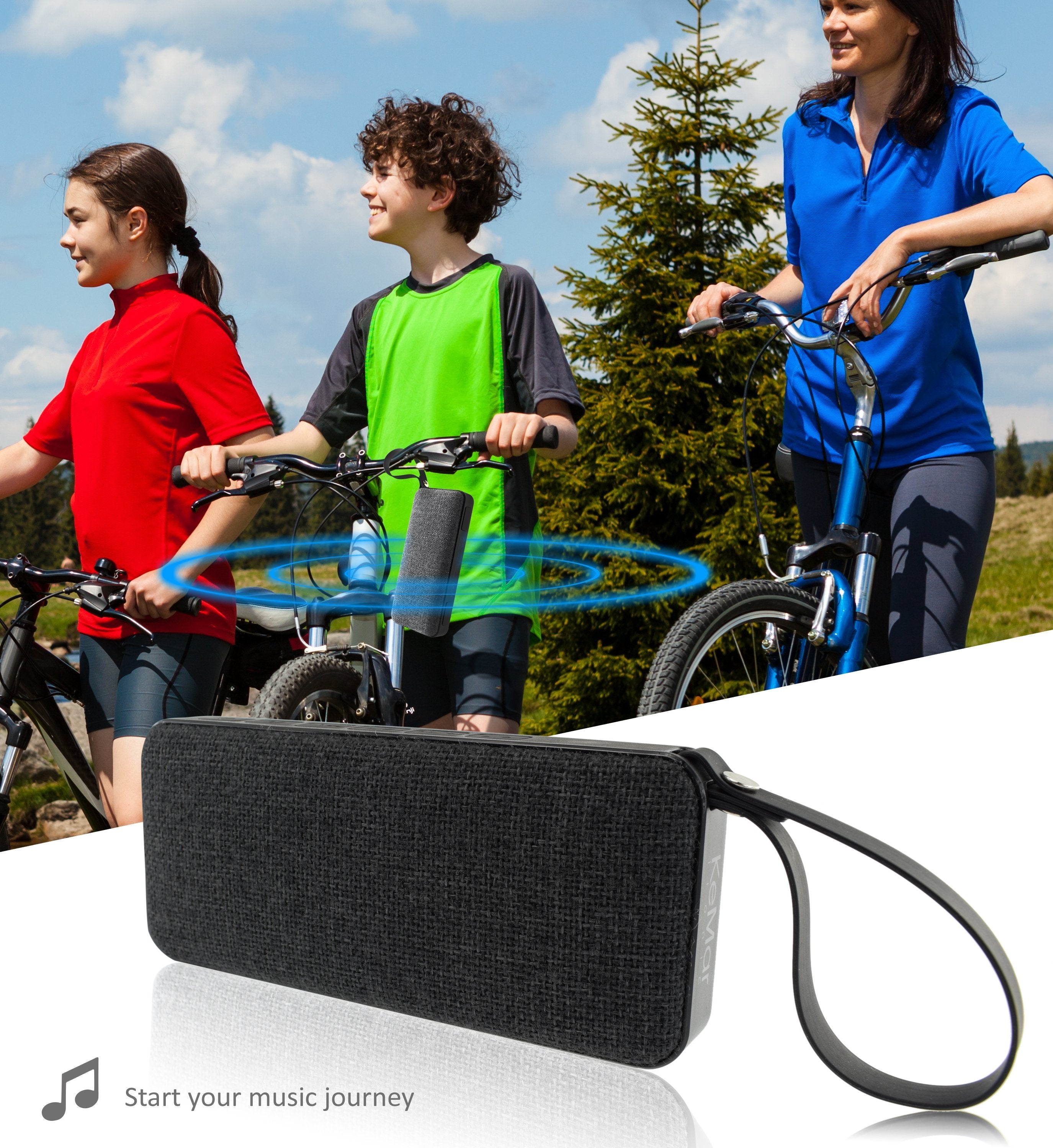 Bluetooth Lautsprecher KBS50 Kabellos Wasserdicht - KeMar GmbH | Kitchenware | Haushaltsgeräte