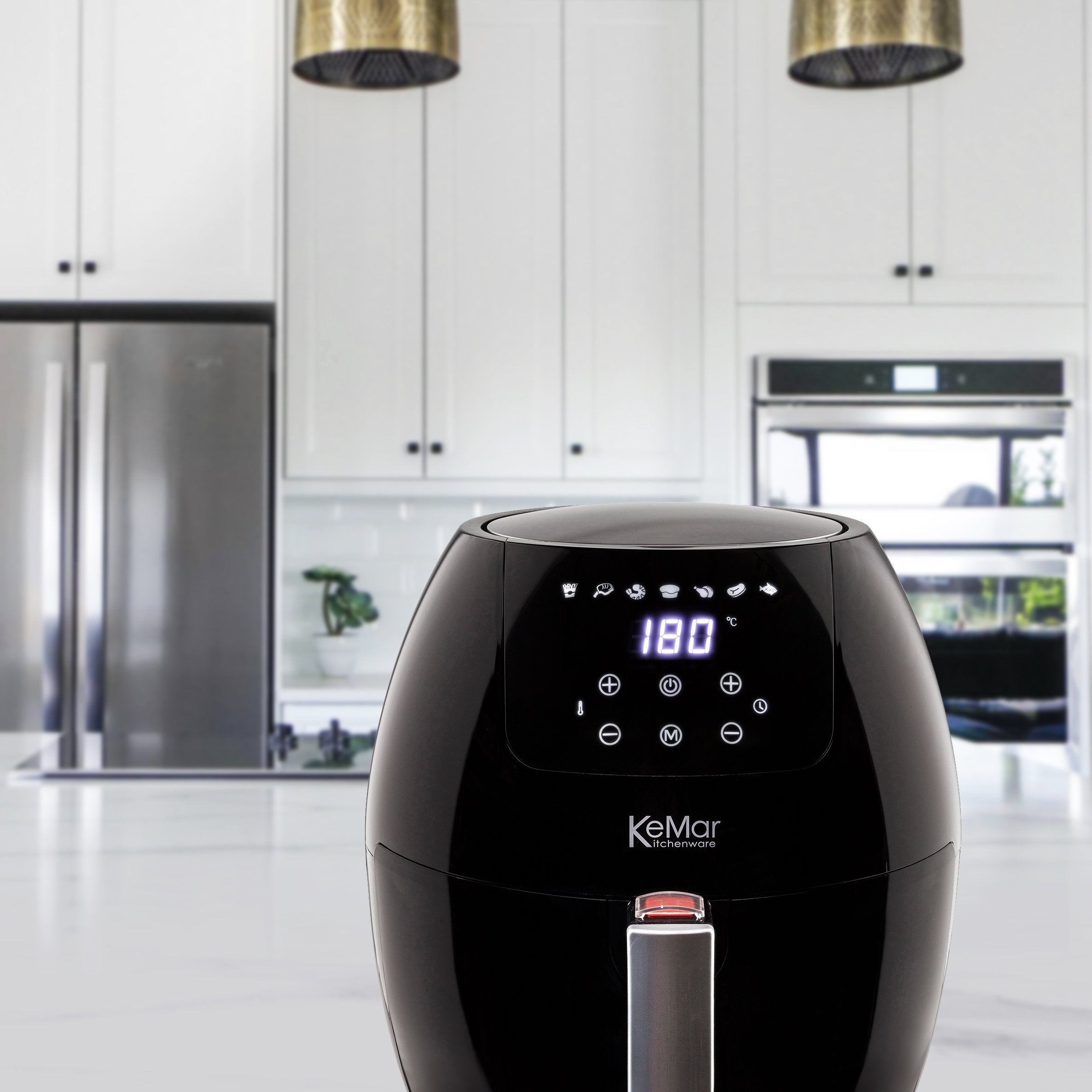 KHF-350 Heißluftfritteuse | 3,5 Liter | Touchdisplay | BPA-frei - KeMar GmbH | Kitchenware | Haushaltsgeräte