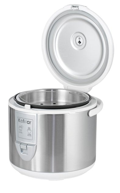 KRC-120 Reiskocher | Edelstahl Dämpfeinsatz | Titan Keramik Beschichtung - KeMar GmbH | Kitchenware | Haushaltsgeräte
