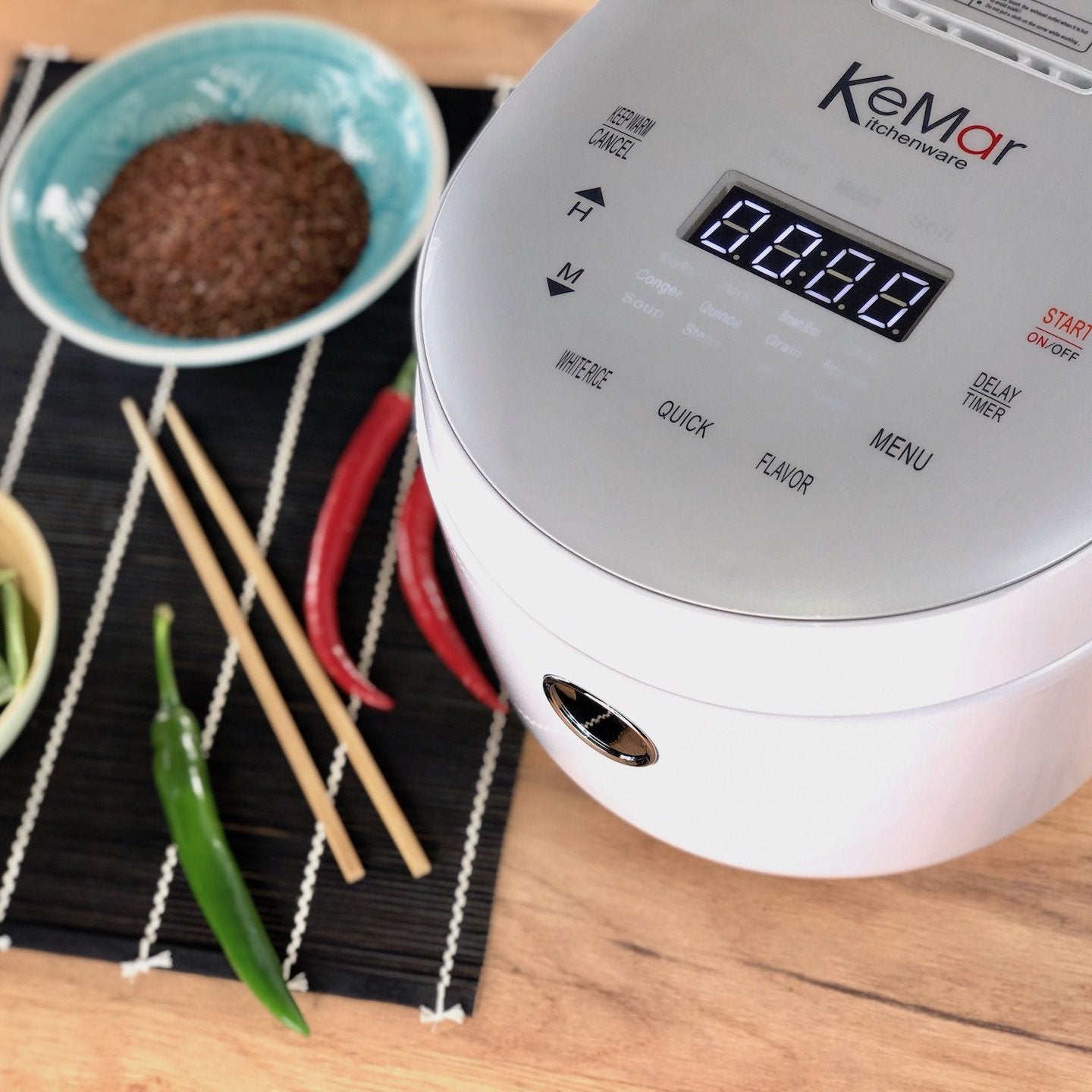 KRC-190 Reiskocher | Multikocher 12 Programme Touch Display - KeMar GmbH | Kitchenware | Haushaltsgeräte