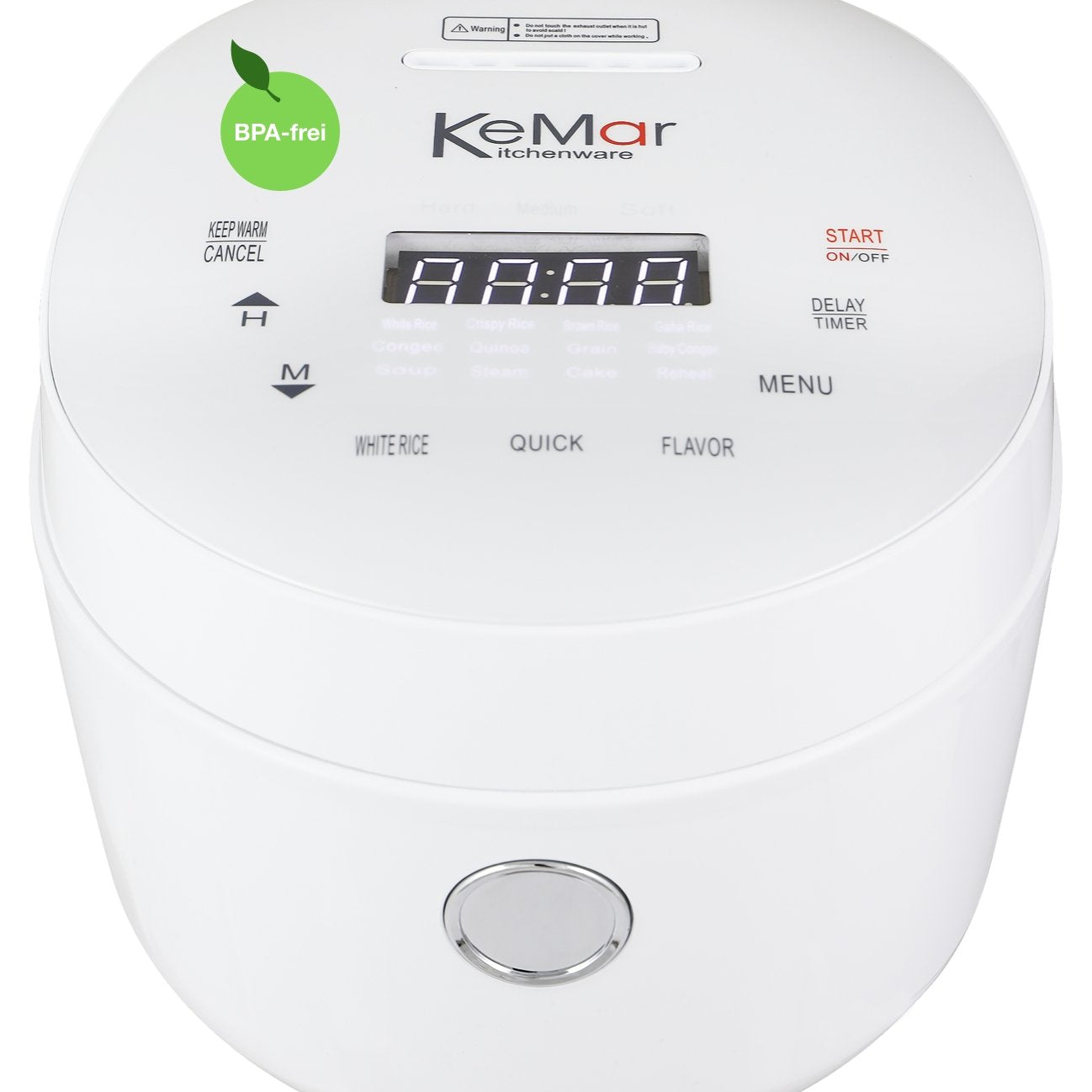 KRC-190 Reiskocher | Multikocher 12 Programme Touch Display - KeMar GmbH | Kitchenware | Haushaltsgeräte
