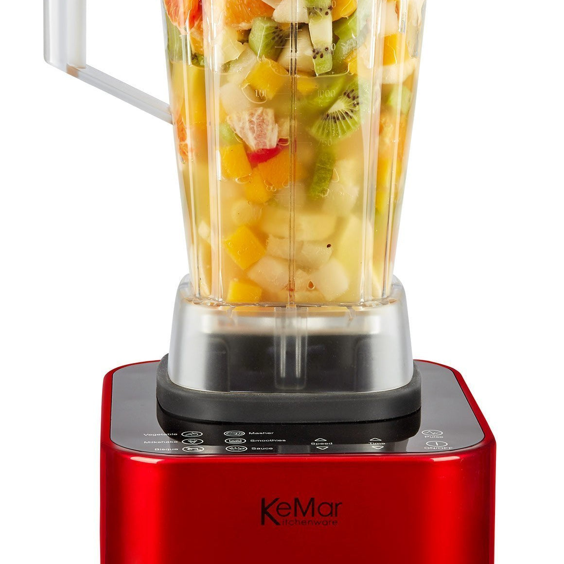 Mit dem KSB-200 Mixer bekommen Sie die ultimative Küchenerfahrung. Genießen Sie die besten Smoothies und leckeren Nussmuss mit einem robusten und langlebigen Blender. Der KSB-200 enthält zudem Rezepte, so dass Sie immer etwas Neues mit Ihrem Mixer zaubern können. Probieren Sie den KSB-200 und machen Sie die Nährstoffe Ihrer Mahlzeiten schnell und einfach mit einem professionellen Standmixer zugänglich.