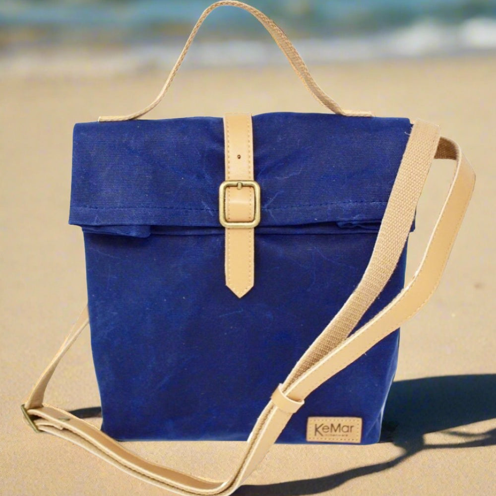 Lunchbox Tasche aus Canvas Segeltuch | Wasserdicht | Vegan | Nachhaltig | Recycelbar - KeMar GmbH | Kitchenware | Haushaltsgeräte