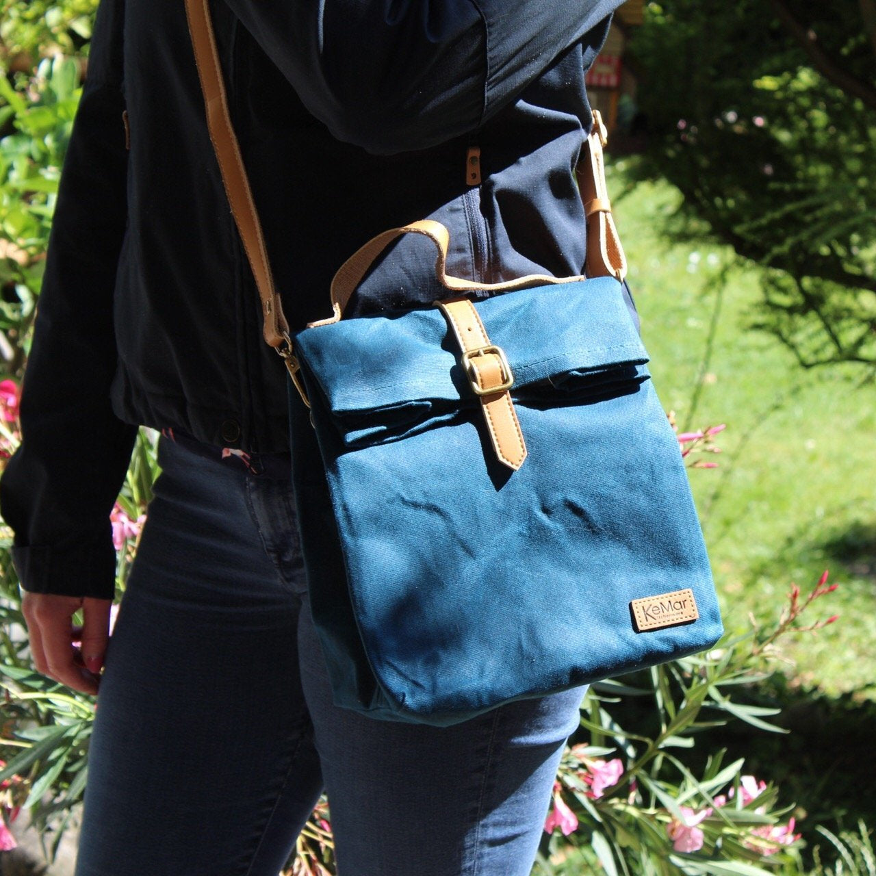 Lunchbox Tasche aus Canvas Segeltuch | Wasserdicht | Vegan | Nachhaltig | Recycelbar - KeMar GmbH | Kitchenware | Haushaltsgeräte