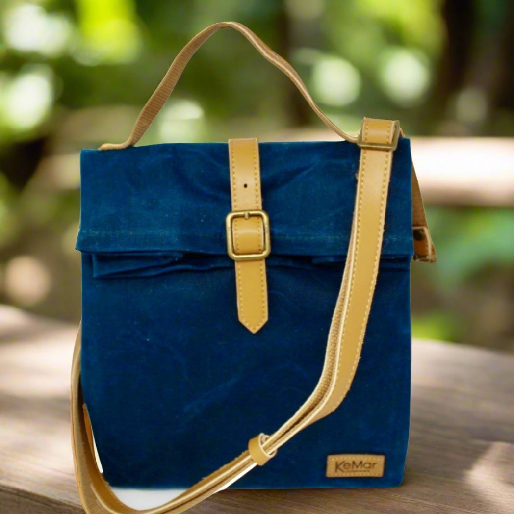Lunchbox Tasche aus Canvas Segeltuch | Wasserdicht | Vegan | Nachhaltig | Recycelbar - KeMar GmbH | Kitchenware | Haushaltsgeräte