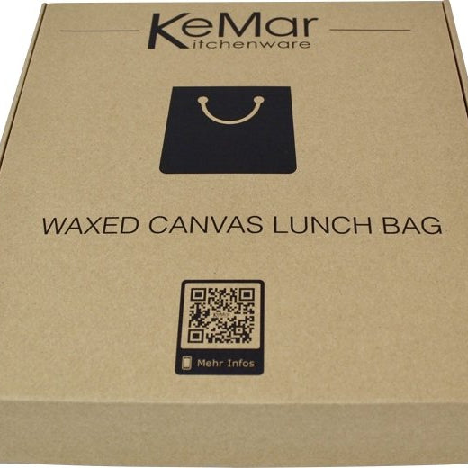 Lunchbox Tasche aus Canvas Segeltuch | Wasserdicht | Vegan | Nachhaltig | Recycelbar - KeMar GmbH | Kitchenware | Haushaltsgeräte