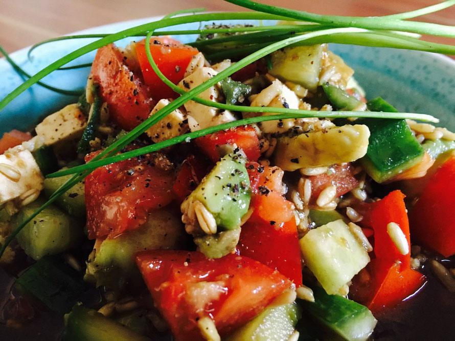 Gesunder Hafer Salat im Multikocher KIC-180 | KeMar GmbH | Kitchenware | Haushaltsgeräte