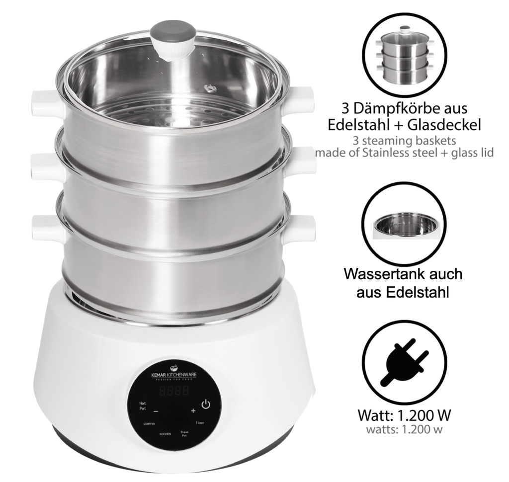 Hot Pot Fondue Dampfgarer KFS-3000 von KeMar