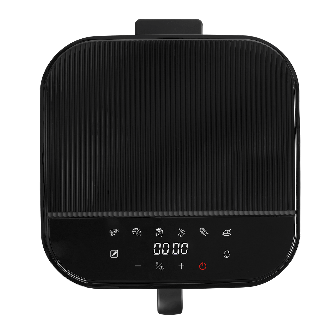 Touchdisplay Fritteuse Airfryer mit Glaskorb