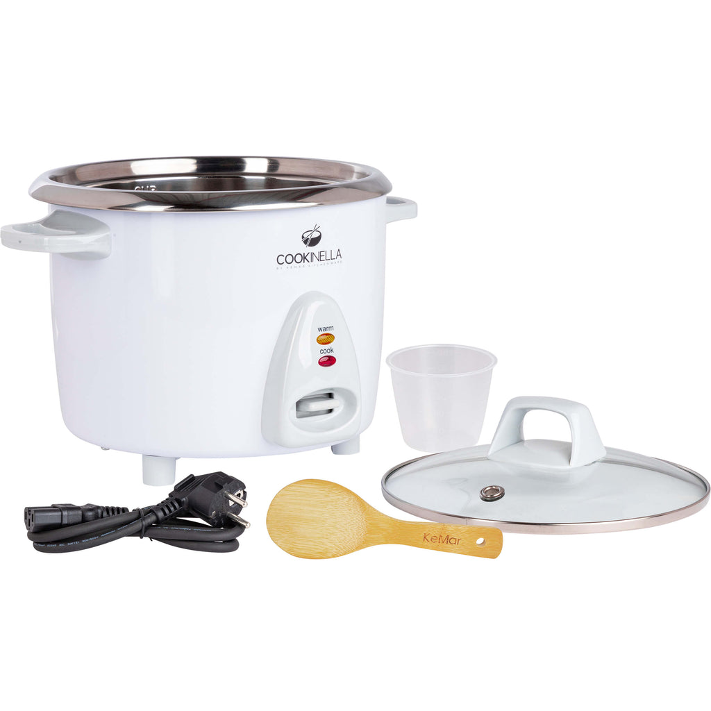 Reiskocher Mini KRC-200 Edelstahltopf klein Warmhaltefunktion | KeMar –  KeMar GmbH | Kitchenware | Haushaltsgeräte