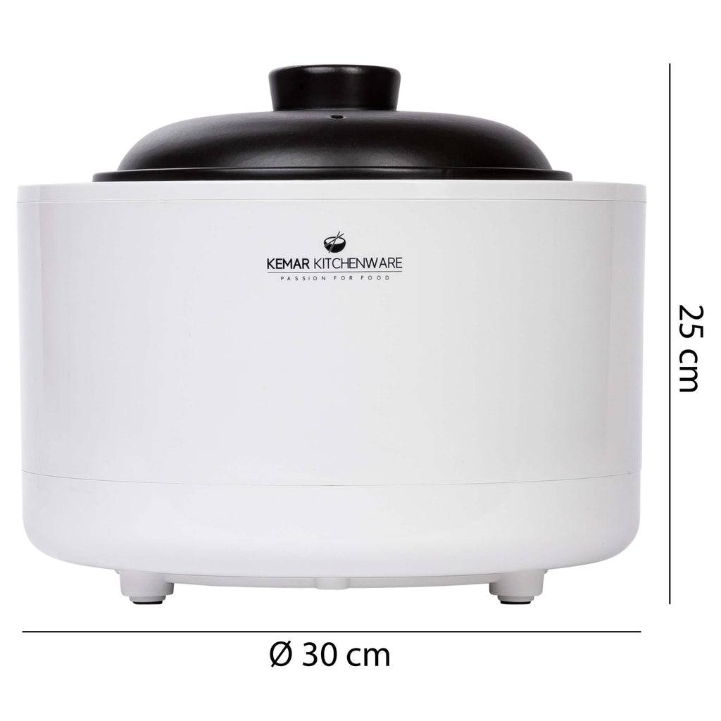 Der Testsieger KCC-280 Milchreis Kocher mit Keramiktopf ist ohne Giftstoffe und sehr kompakt