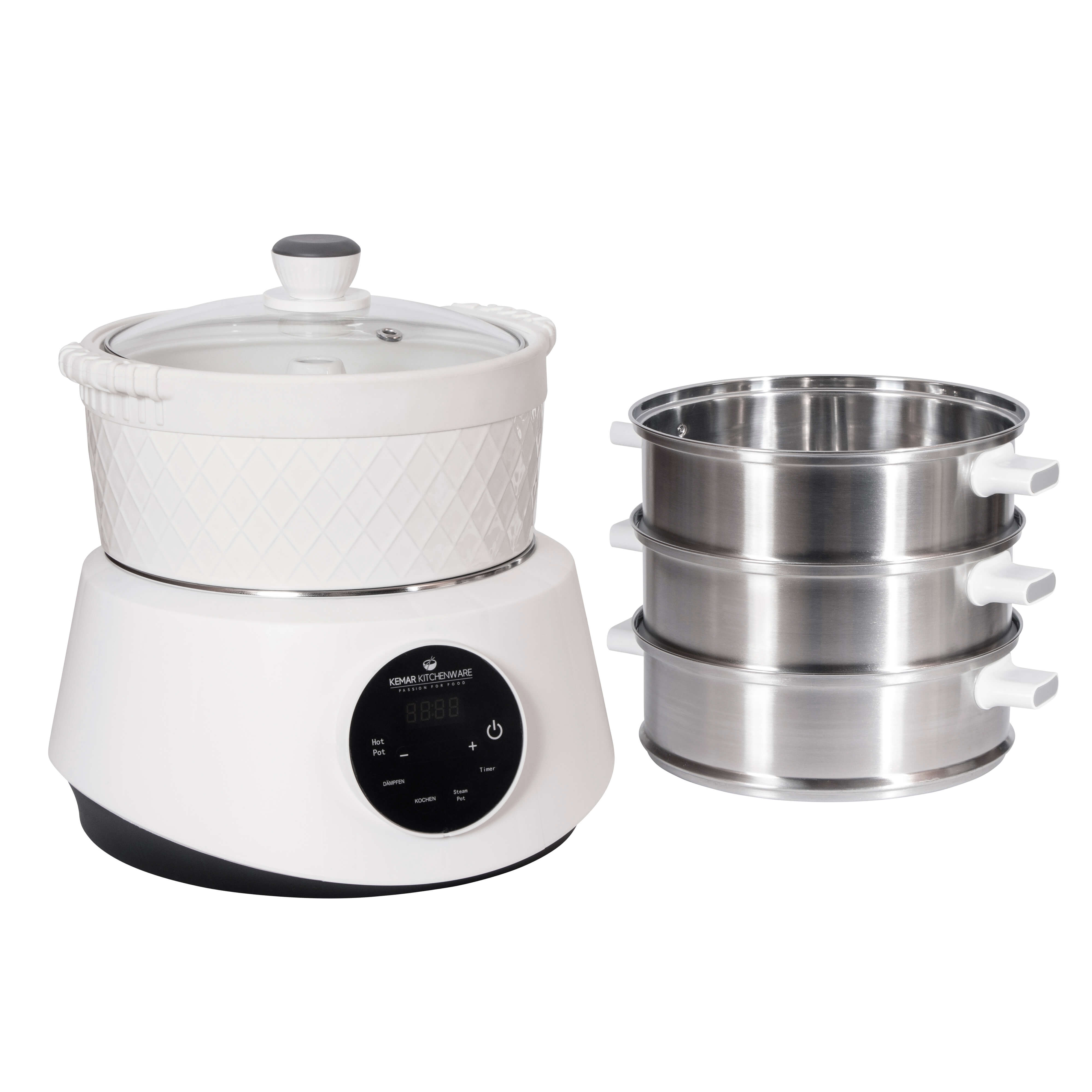 KFS-3000 Dampfgarer mit Keramiktopf Hot Pot 