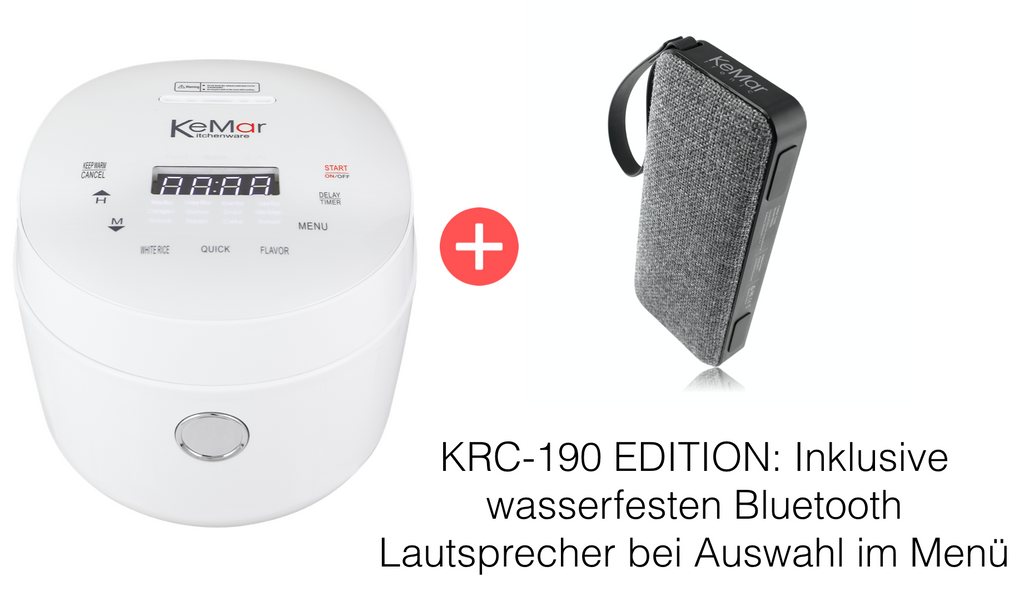 KRC-190 Reiskocher | Multikocher 12 Programme Touch Display - KeMar GmbH | Kitchenware | Haushaltsgeräte