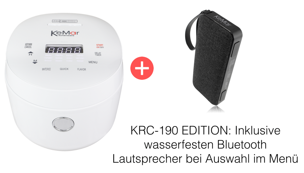 KRC-190 Reiskocher | Multikocher 12 Programme Touch Display - KeMar GmbH | Kitchenware | Haushaltsgeräte