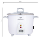 Spülmaschinengeeignter Innentopf KRC-300 Reiskocher zum dämpfen und braunen Reis kochen. 