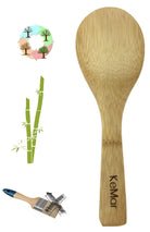 Löffel | Reislöffel aus Bambus 19 cm nicht lackiert naturbelassen - KeMar GmbH | Kitchenware | Haushaltsgeräte