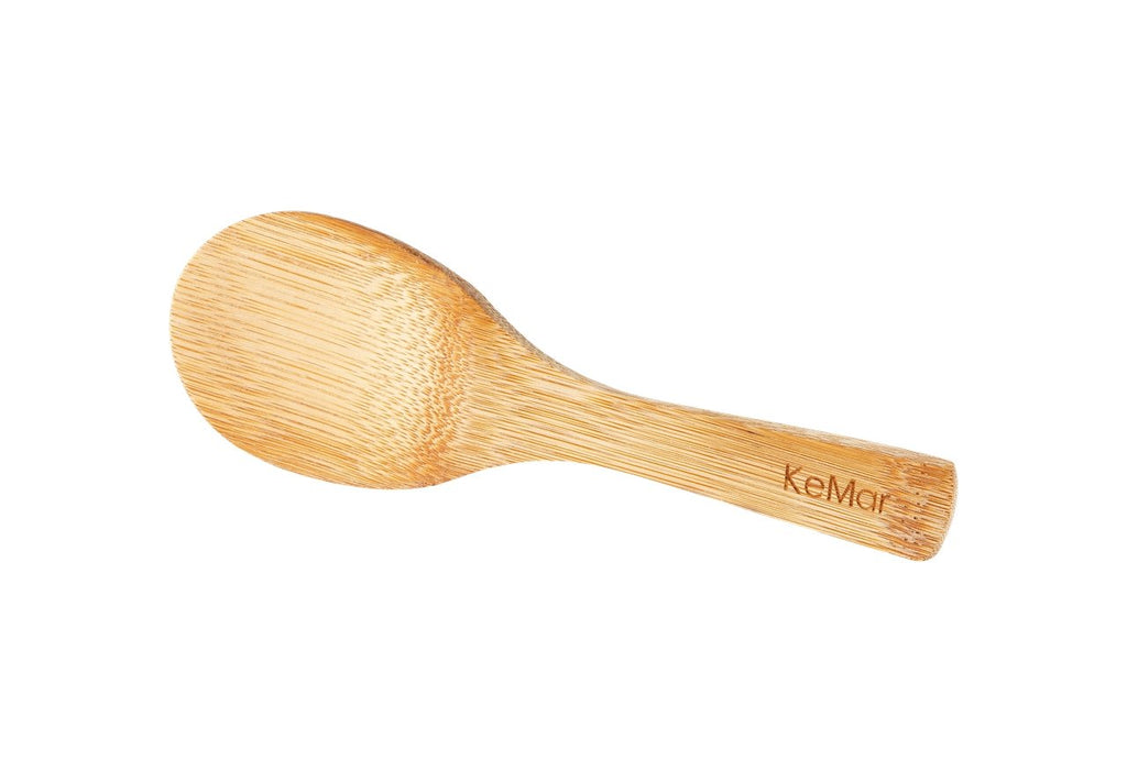 Löffel | Reislöffel aus Bambus 19 cm nicht lackiert naturbelassen - KeMar GmbH | Kitchenware | Haushaltsgeräte