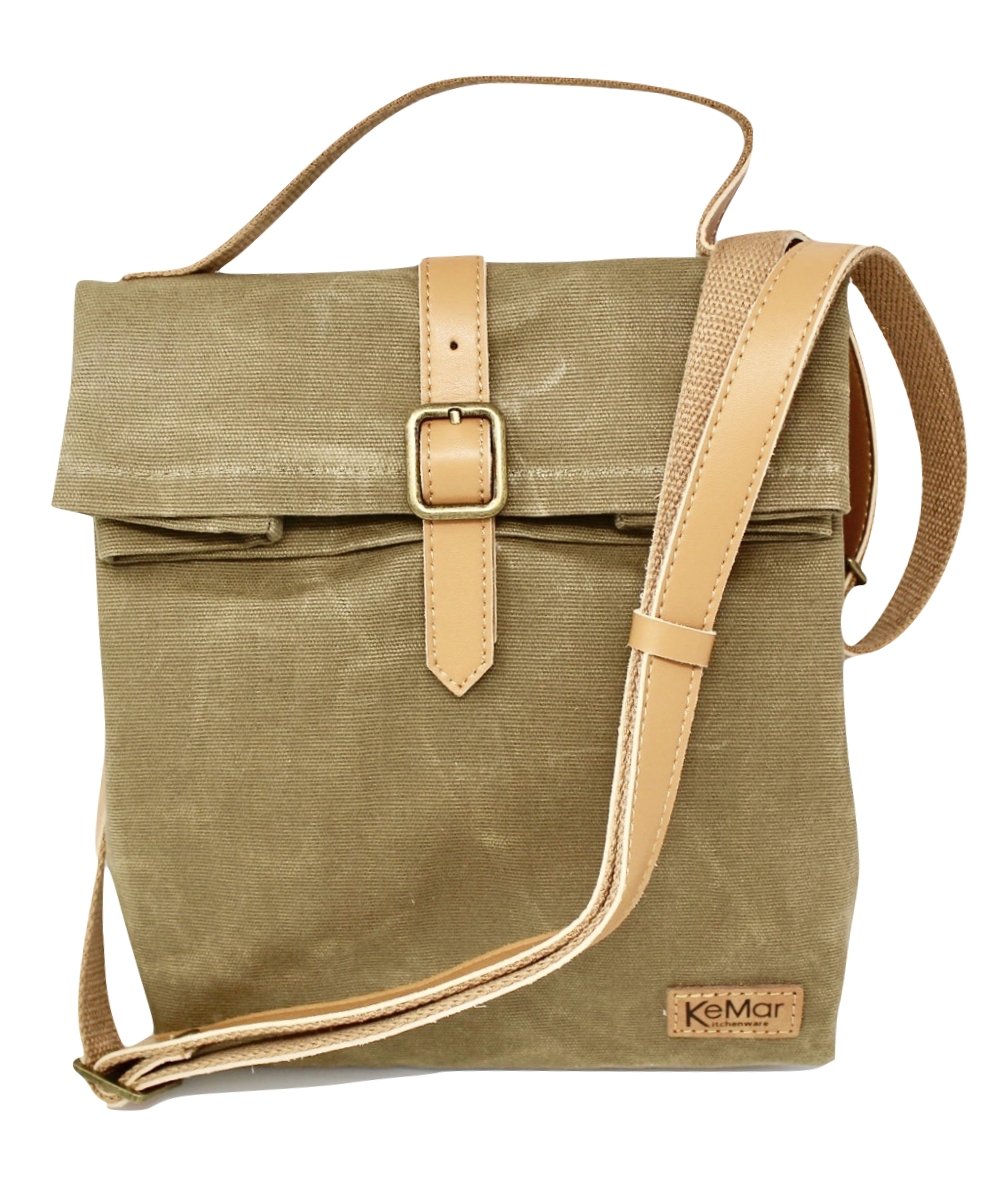Lunchbox Tasche aus Canvas Segeltuch | Wasserdicht | Vegan | Nachhaltig | Recycelbar - KeMar GmbH | Kitchenware | Haushaltsgeräte