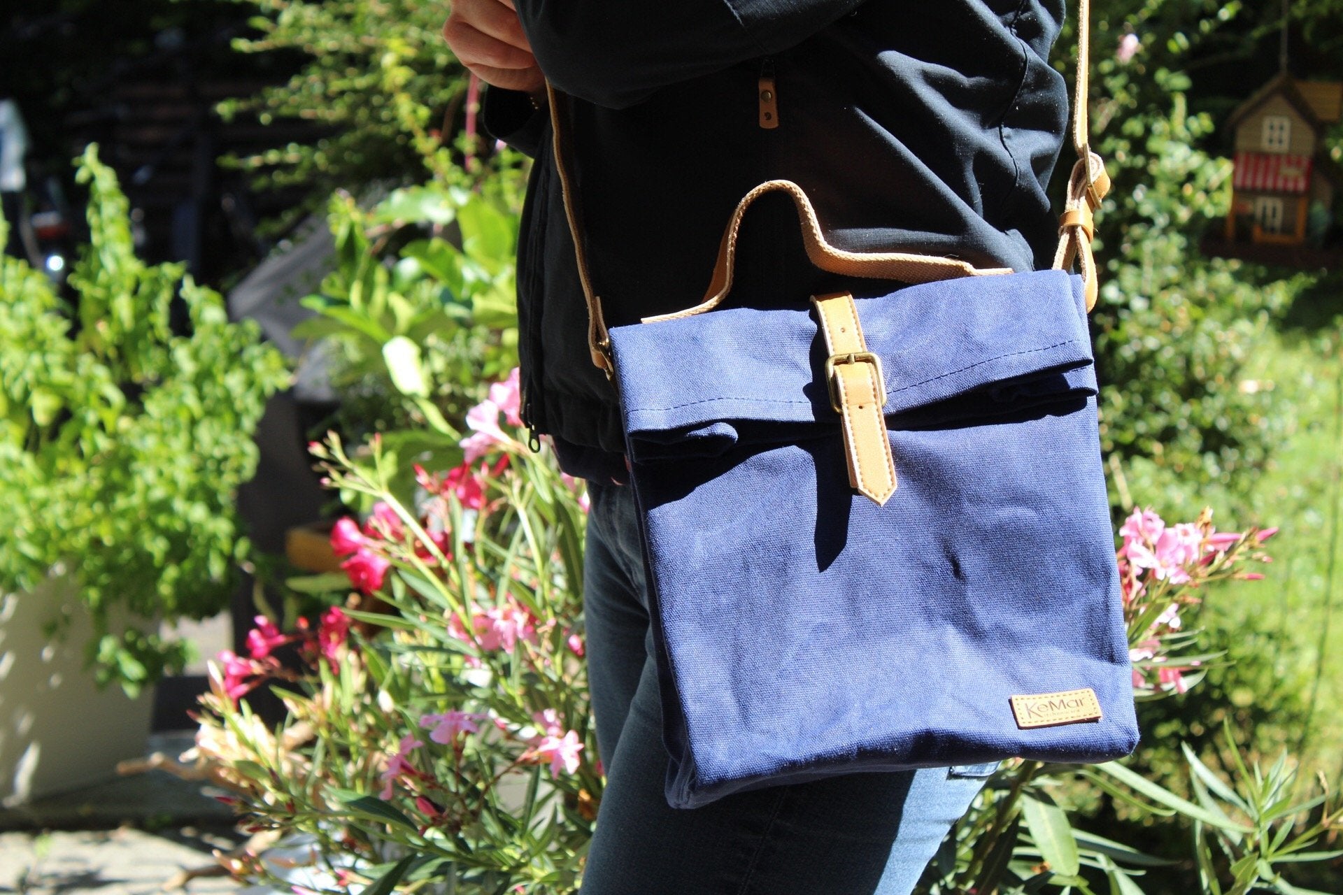 Lunchbox Tasche aus Canvas Segeltuch | Wasserdicht | Vegan | Nachhaltig | Recycelbar - KeMar GmbH | Kitchenware | Haushaltsgeräte