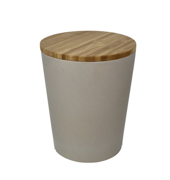 Vorratsdose | Behälter mit Bambus Deckel Rund - KeMar GmbH | Kitchenware | Haushaltsgeräte