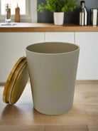 Vorratsdose | Behälter mit Bambus Deckel Rund - KeMar GmbH | Kitchenware | Haushaltsgeräte